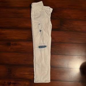 White House black market white jeans size 0